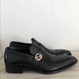 Gucci Men's Black Leather Loafers